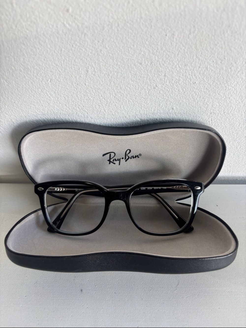 Ray-Ban Black Wayfarer Style Eyeglass Frames